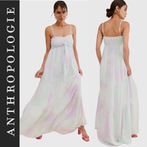 Anthropologie Dresses & Skirts - NWOT BTFL-Life for Anthropologie TieDye Tie Front Maxi Dress m